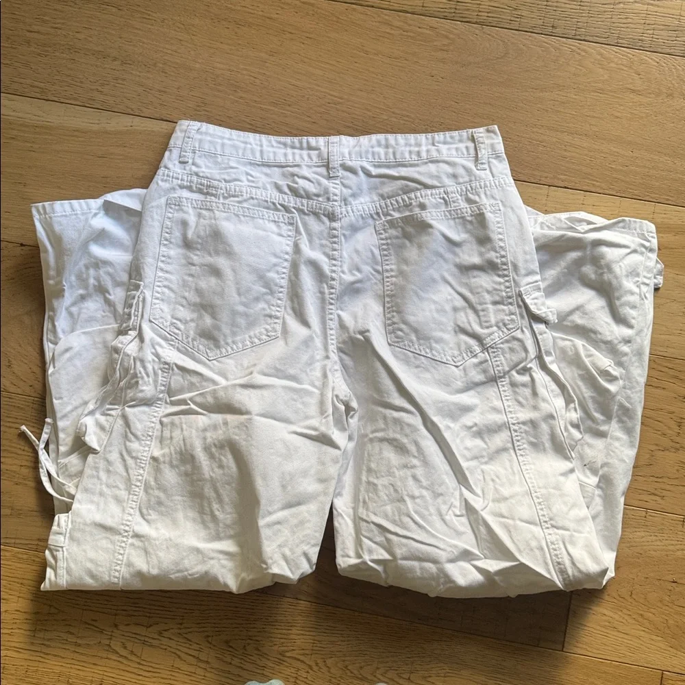 Steven Madden Duo White Cargo Pants Backstreet Boys - Picture 8 of 8